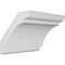 Ekena Millwork 5 1/2-in. W x 42-in. D x 42-in. H Olympic Architectural Grade PVC Knee Brace BRCP055X42X42OLY - alternate 1